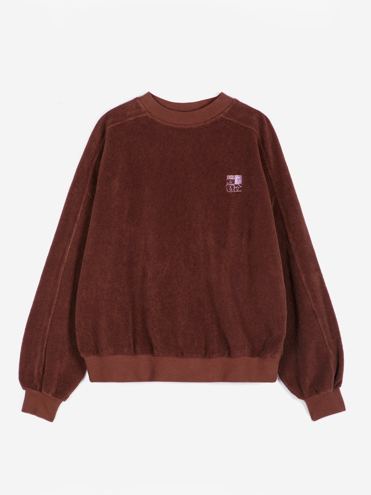 Bobo Choses Mystery BC Terry Sweatshirt Dark Brown - Steranko Clothing Manchester