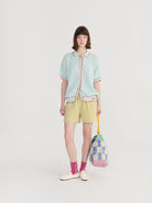 Bobo Choses Openwork Knitted Cardigan Lt Blue - Steranko Clothing Manchester