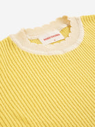Bobo Choses Openwork Knitted SS Jumper Pale Yellow - Steranko Clothing Manchester