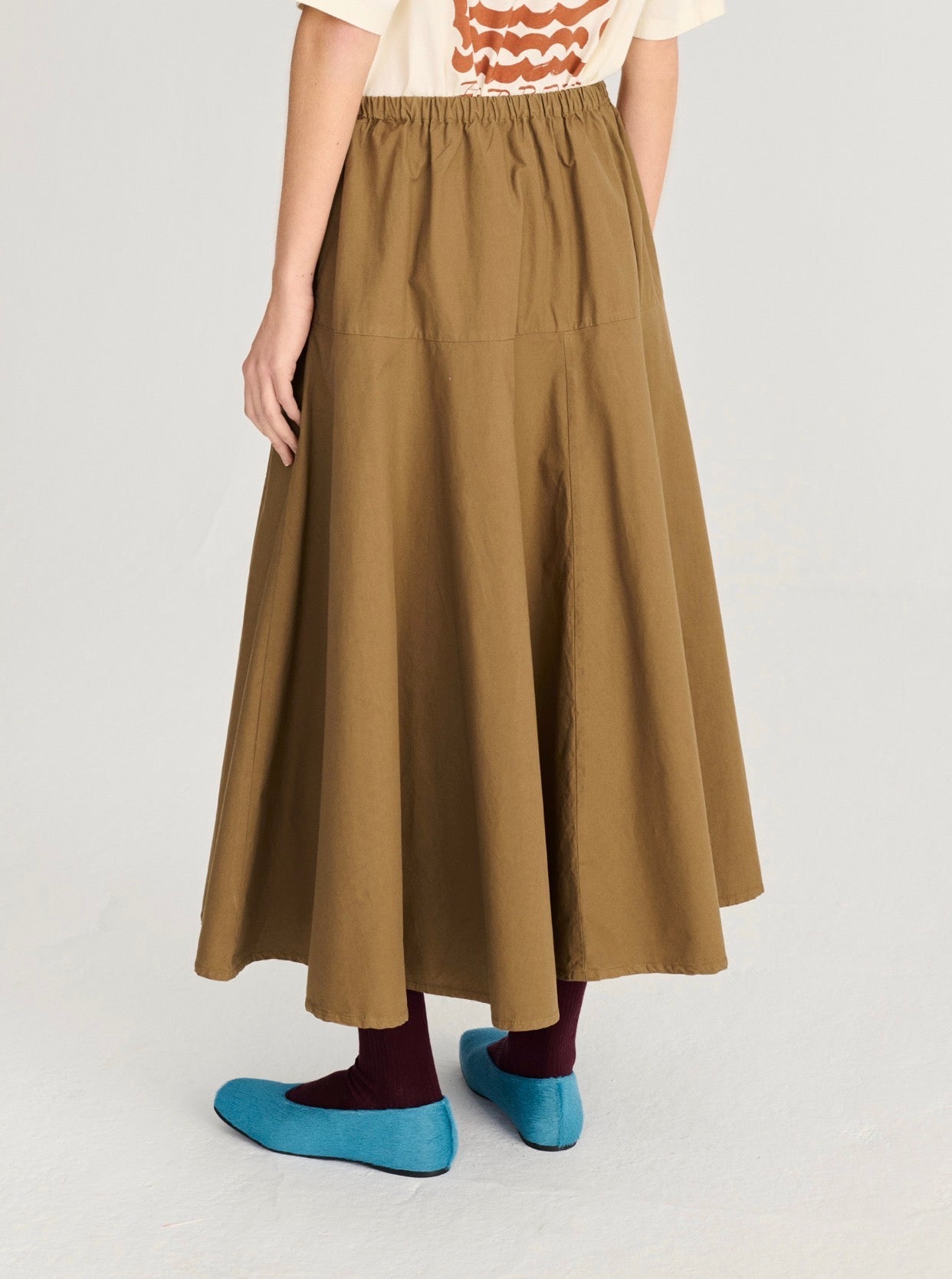 Bobo Choses Paper Touch Evase Skirt Khaki - Steranko Clothing Manchester