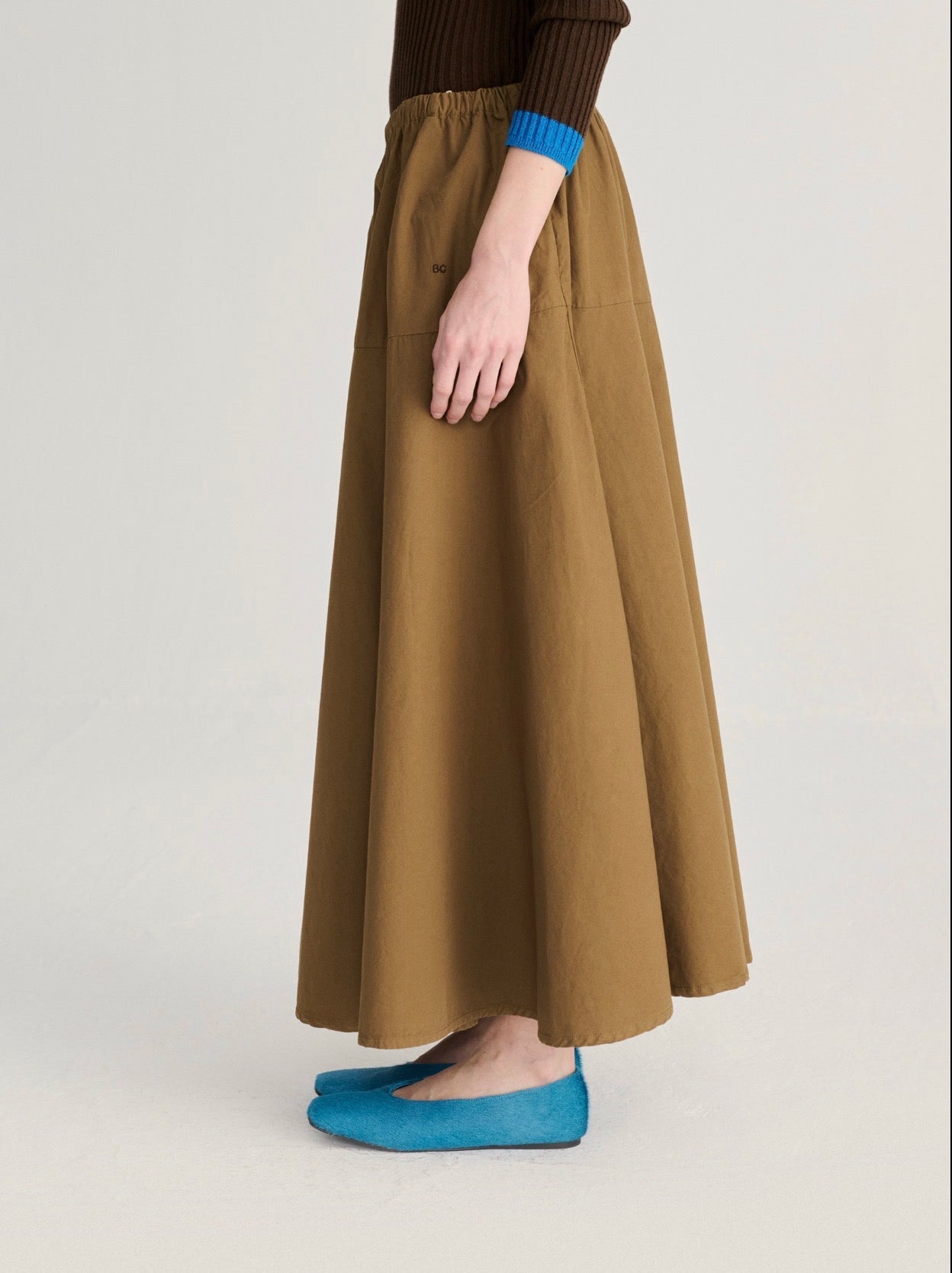 Bobo Choses Paper Touch Evase Skirt Khaki - Steranko Clothing Manchester
