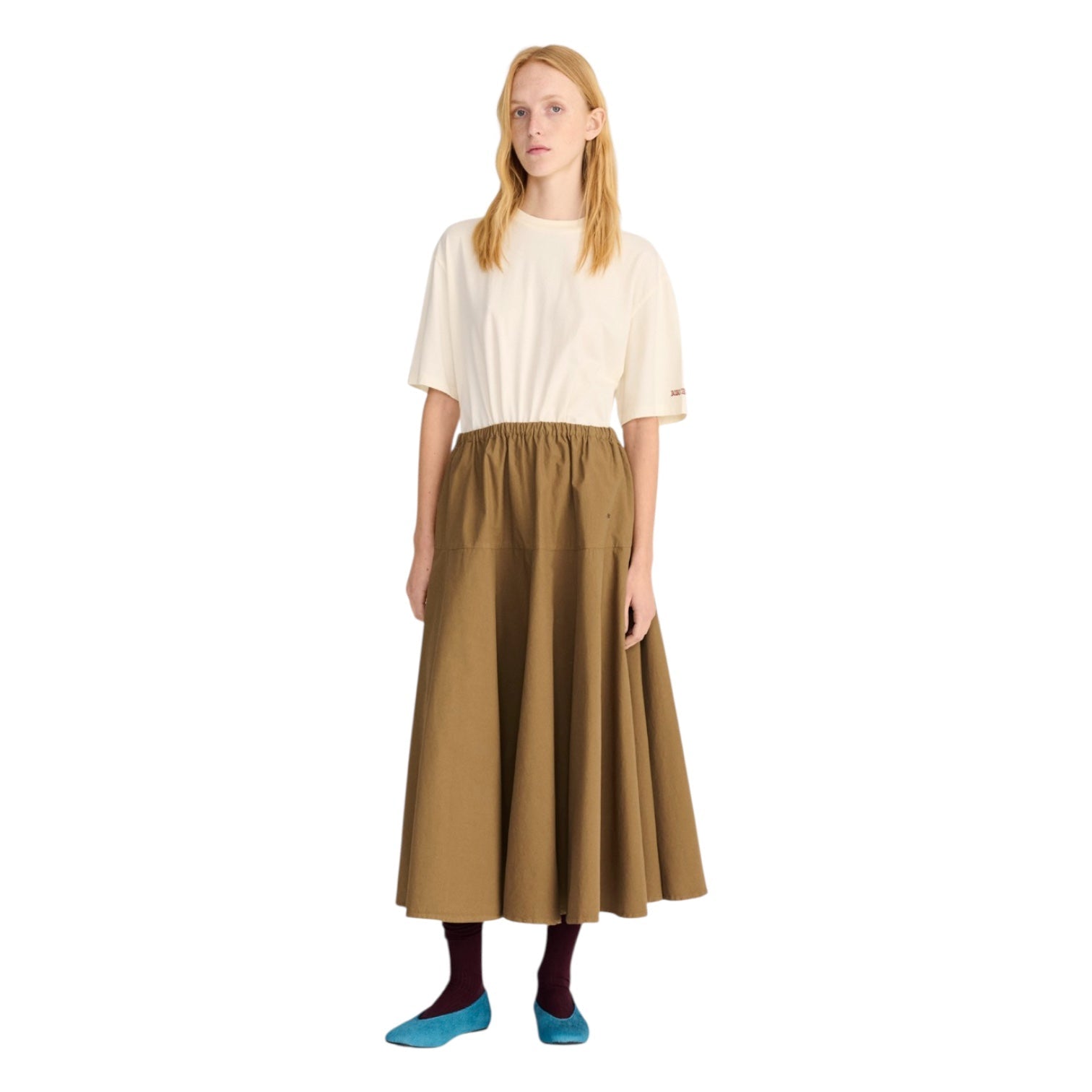 Bobo Choses Paper Touch Evase Skirt Khaki - Steranko Clothing Manchester