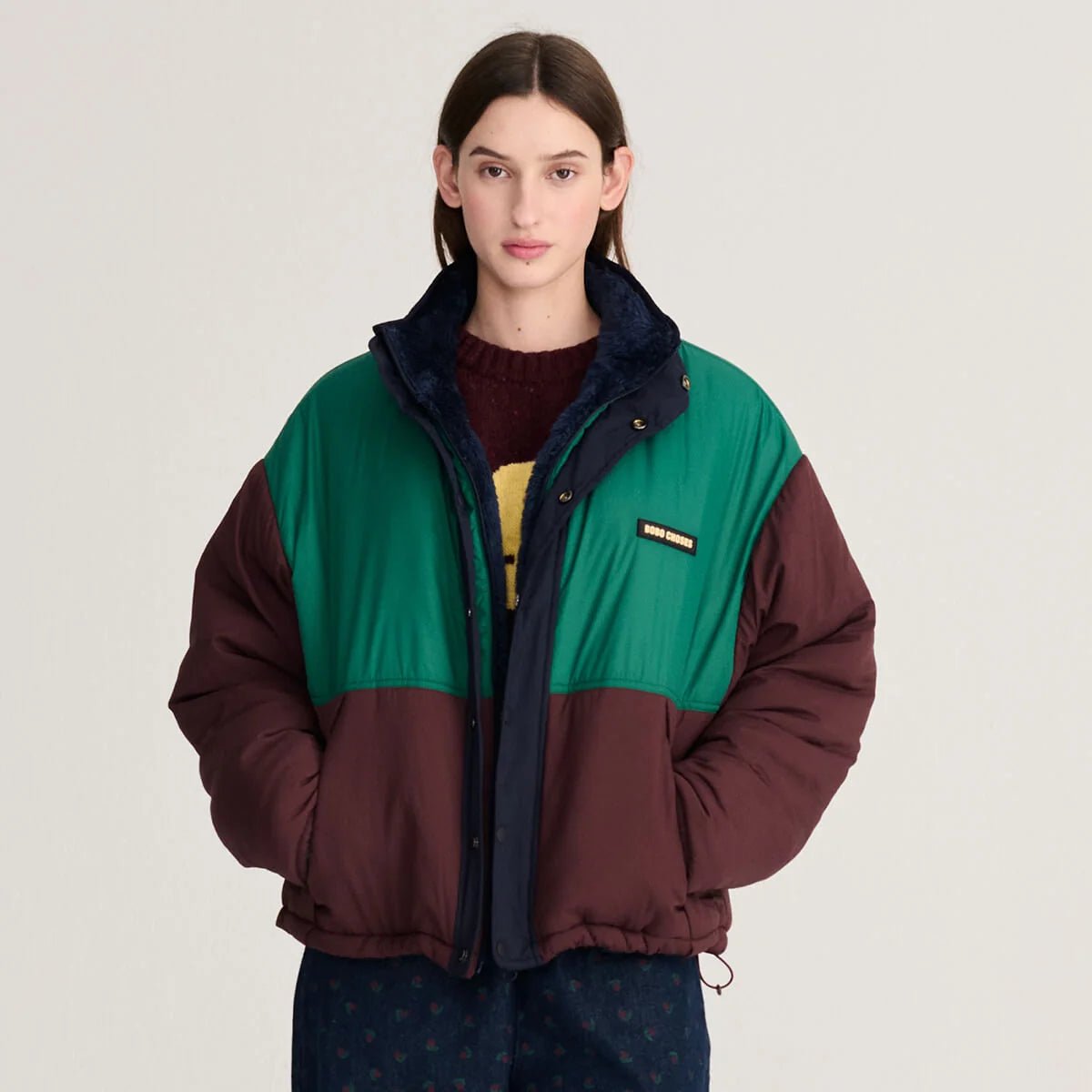 Bobo Choses Reversible Nylon Cosy Sherpa - Steranko Clothing Manchester