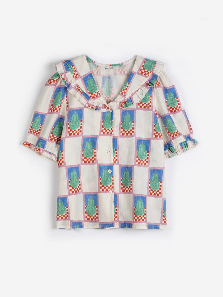 Bobo Choses Simple Pear Pattern Collar Shirt - Steranko Clothing Manchester
