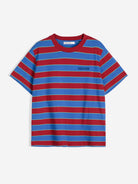 Bobo Choses Striped Cropped T-Shirt Red / Blue / Green - Steranko Clothing Manchester