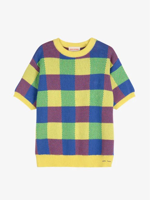 Bobo Choses Vichy Jacquard Jumper Multicolour - Steranko Clothing Manchester