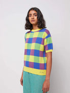 Bobo Choses Vichy Jacquard Jumper Multicolour - Steranko Clothing Manchester