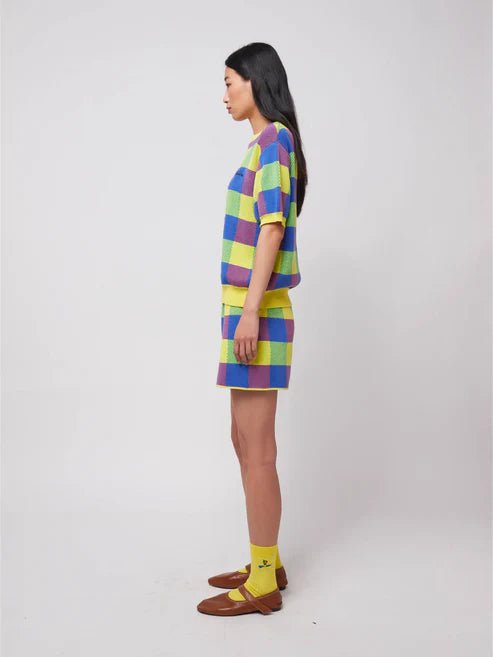 Bobo Choses Vicy Jacquard Knitted Shorts Multicolour - Steranko Clothing Manchester