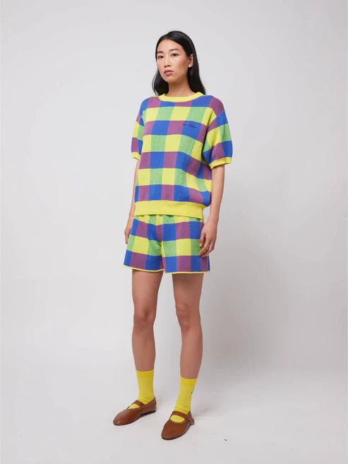 Bobo Choses Vicy Jacquard Knitted Shorts Multicolour - Steranko Clothing Manchester