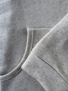 boniface Pouched Pocket Smock Neck Sweatshirt Natural Heather - Steranko Clothing Manchester