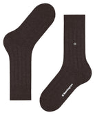 Burlington Dover Sock Brown Melange - Steranko Clothing Manchester