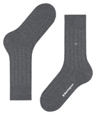 Burlington Dover Sock Dark Grey - Steranko Clothing Manchester