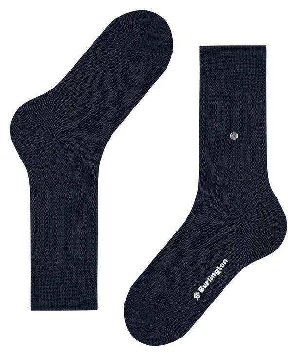 Burlington Dover Sock Marine - Steranko Clothing Manchester