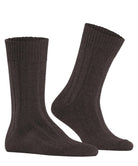 Burlington Dover Socks Brown Melange - Steranko Clothing Manchester