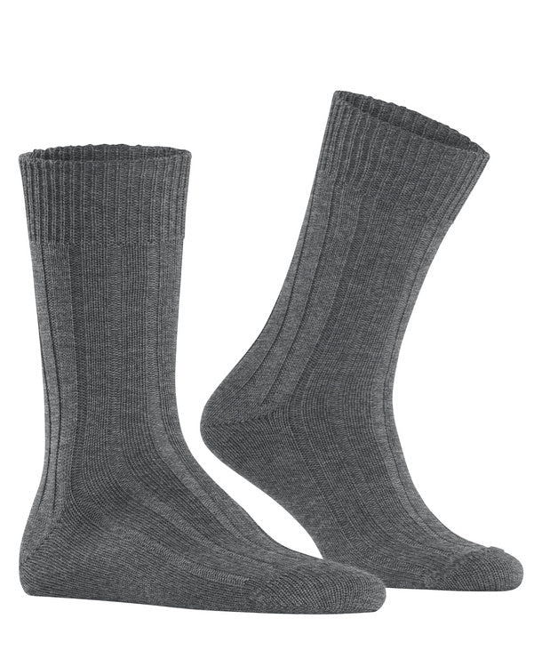 Burlington Dover Socks Dark Grey - Steranko Clothing Manchester