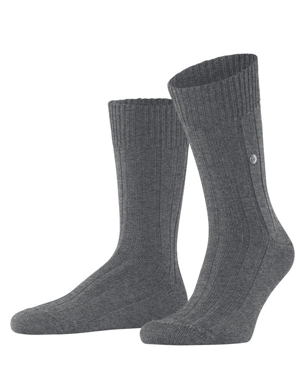 Burlington Dover Socks Dark Grey - Steranko Clothing Manchester