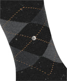 Burlington Dundee Socks Anthracite Melange - Steranko Clothing Manchester