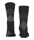 Burlington Dundee Socks Anthracite Melange - Steranko Clothing Manchester