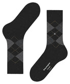 Burlington Dundee Socks Anthracite Melange - Steranko Clothing Manchester