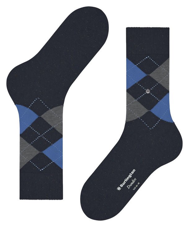 Burlington Dundee Socks Marine - Steranko Clothing Manchester
