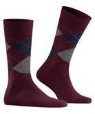 Burlington Edinburgh Socks Claret - Steranko Clothing Manchester