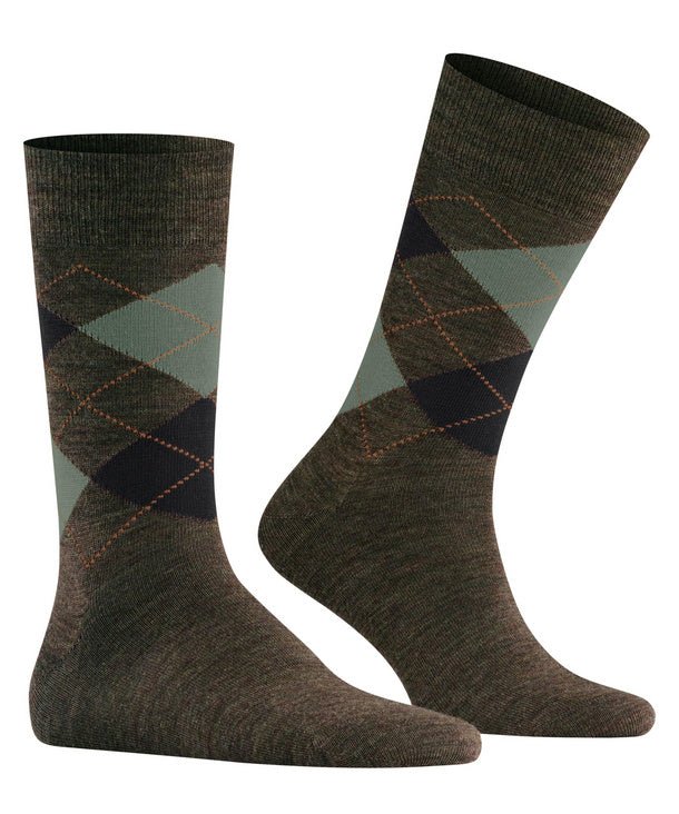 Burlington Edinburgh Socks Jade Melange - Steranko Clothing Manchester