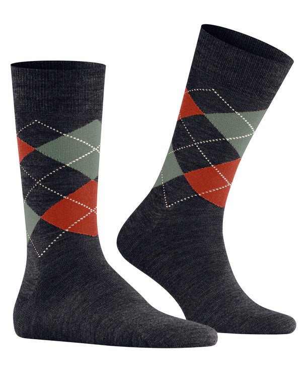 Burlington Edinburgh Socks Jeans Melange - Steranko Clothing Manchester
