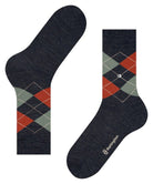 Burlington Edinburgh Socks Jeans Melange - Steranko Clothing Manchester
