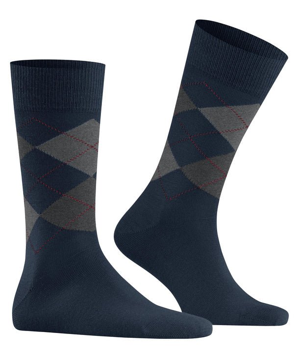 Burlington Edinburgh Socks Marine - Steranko Clothing Manchester