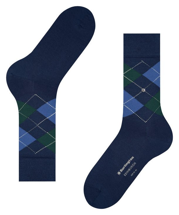 Burlington Edinburgh Socks Royal - Steranko Clothing Manchester
