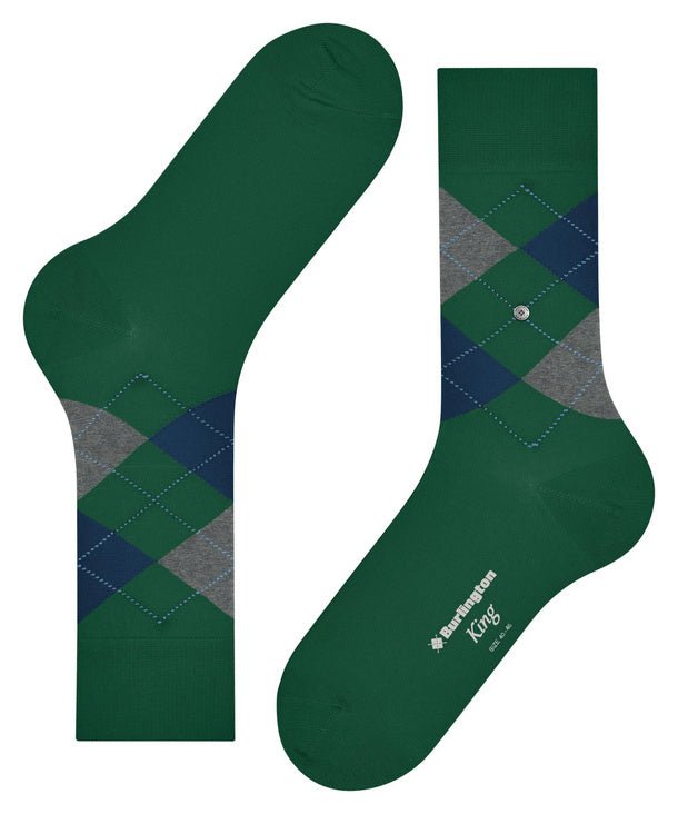 Burlington King Sock Eucalyptus - Steranko Clothing Manchester