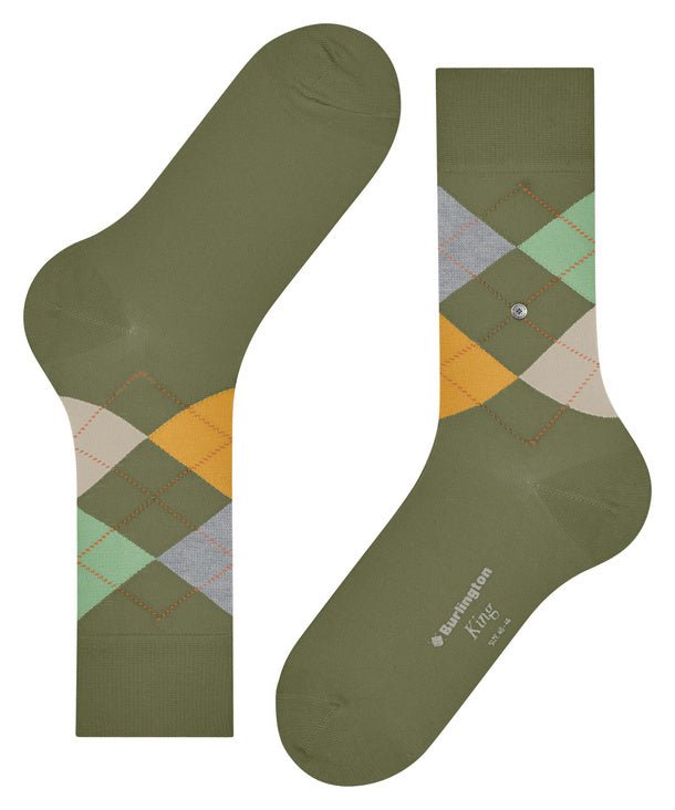 Burlington King Sock Green - Steranko Clothing Manchester