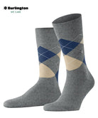 Burlington King Sock Light Grey Melange - Steranko Clothing Manchester