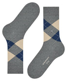 Burlington King Sock Light Grey Melange - Steranko Clothing Manchester