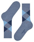Burlington King Sock Turquoise - Steranko Clothing Manchester