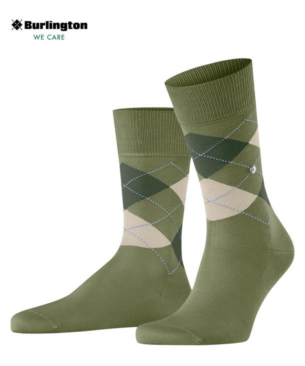 Burlington Manchester Sock Lime Green - Steranko Clothing Manchester