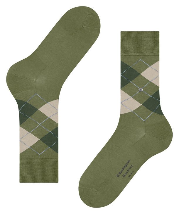 Burlington Manchester Sock Lime Green - Steranko Clothing Manchester