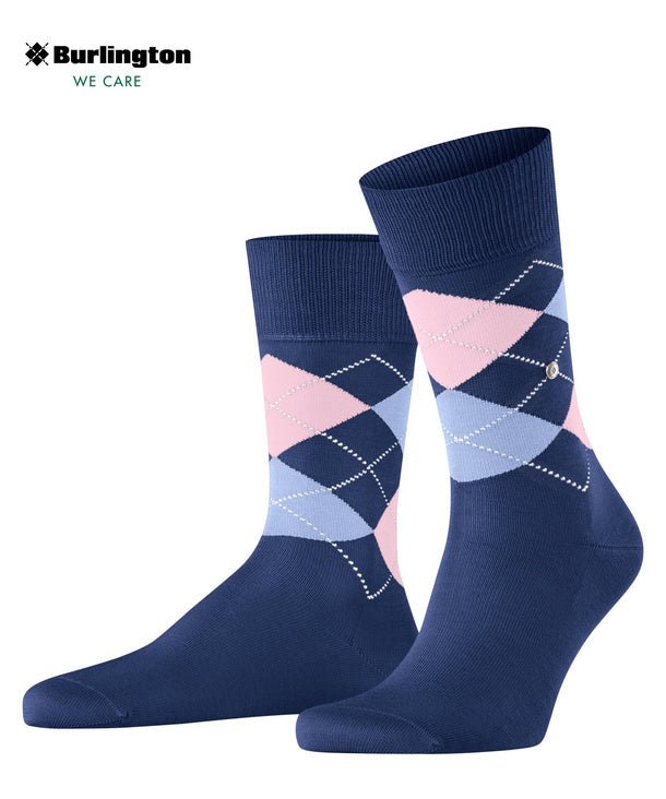 Burlington Manchester Sock Night Blue - Steranko Clothing Manchester