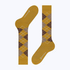 Burlington Marylebone Argyle Knee - High Socks Curry - Steranko Clothing Manchester