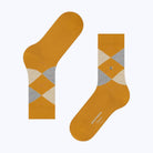 Burlington Queen Argyle Socks Dottergelb - Steranko Clothing Manchester