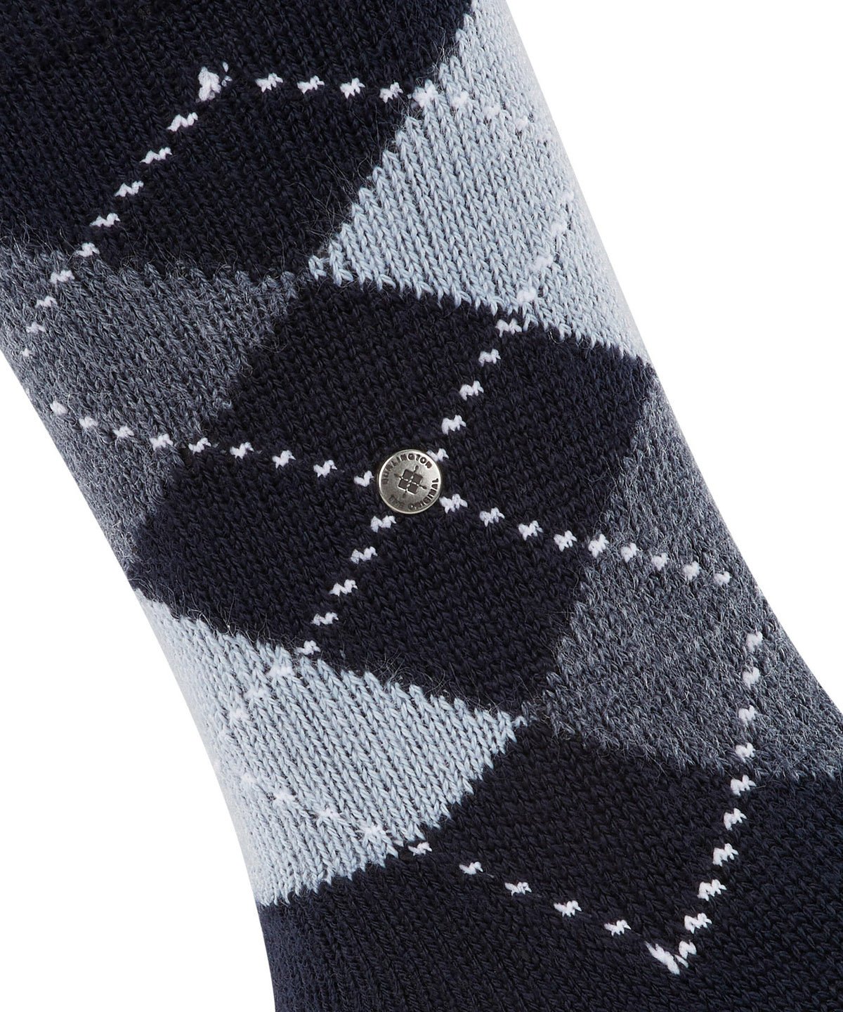 Burlington Whitby Argyle Socks Marine - Steranko Clothing Manchester