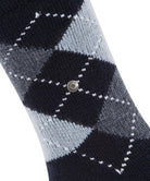 Burlington Whitby Argyle Socks Marine - Steranko Clothing Manchester