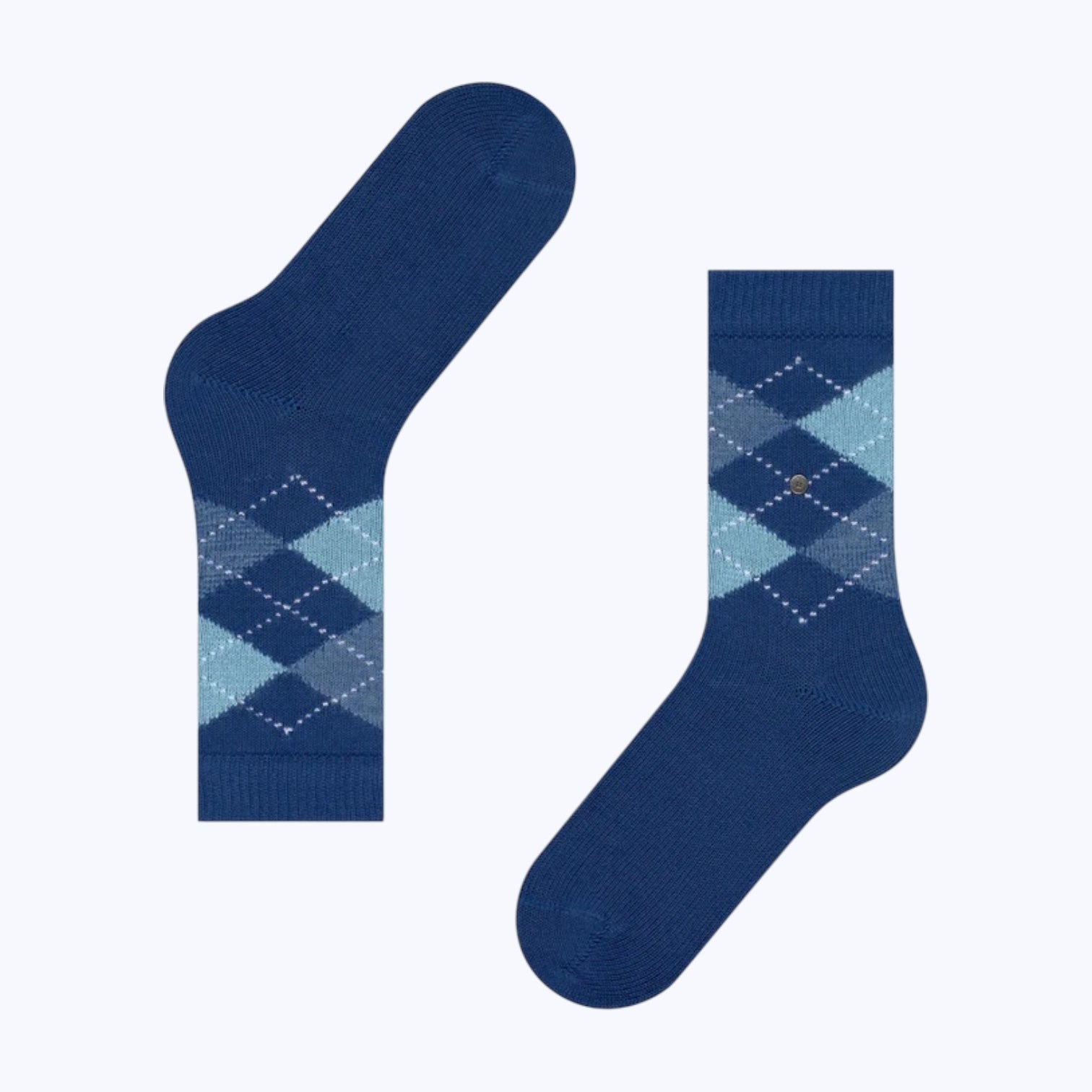 Burlington Whitby Argyle Socks Royal Blue - Steranko Clothing Manchester