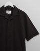 Wax London Newton Shirt Pintuck Black