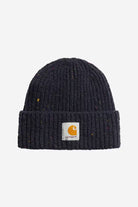 Carhartt Anglistic Beanie Speckled Dark Navy - Steranko Clothing Manchester