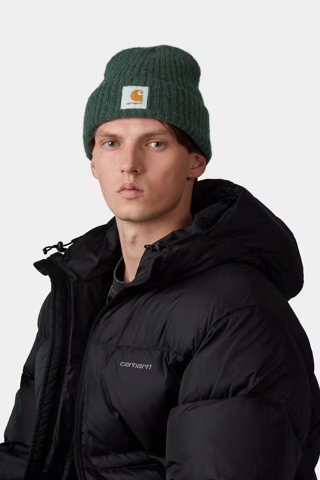 Carhartt Anglistic Beanie Speckled Dark Scarab - Steranko Clothing Manchester