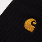 Carhartt Chase Socks Black / Gold - Steranko Clothing Manchester