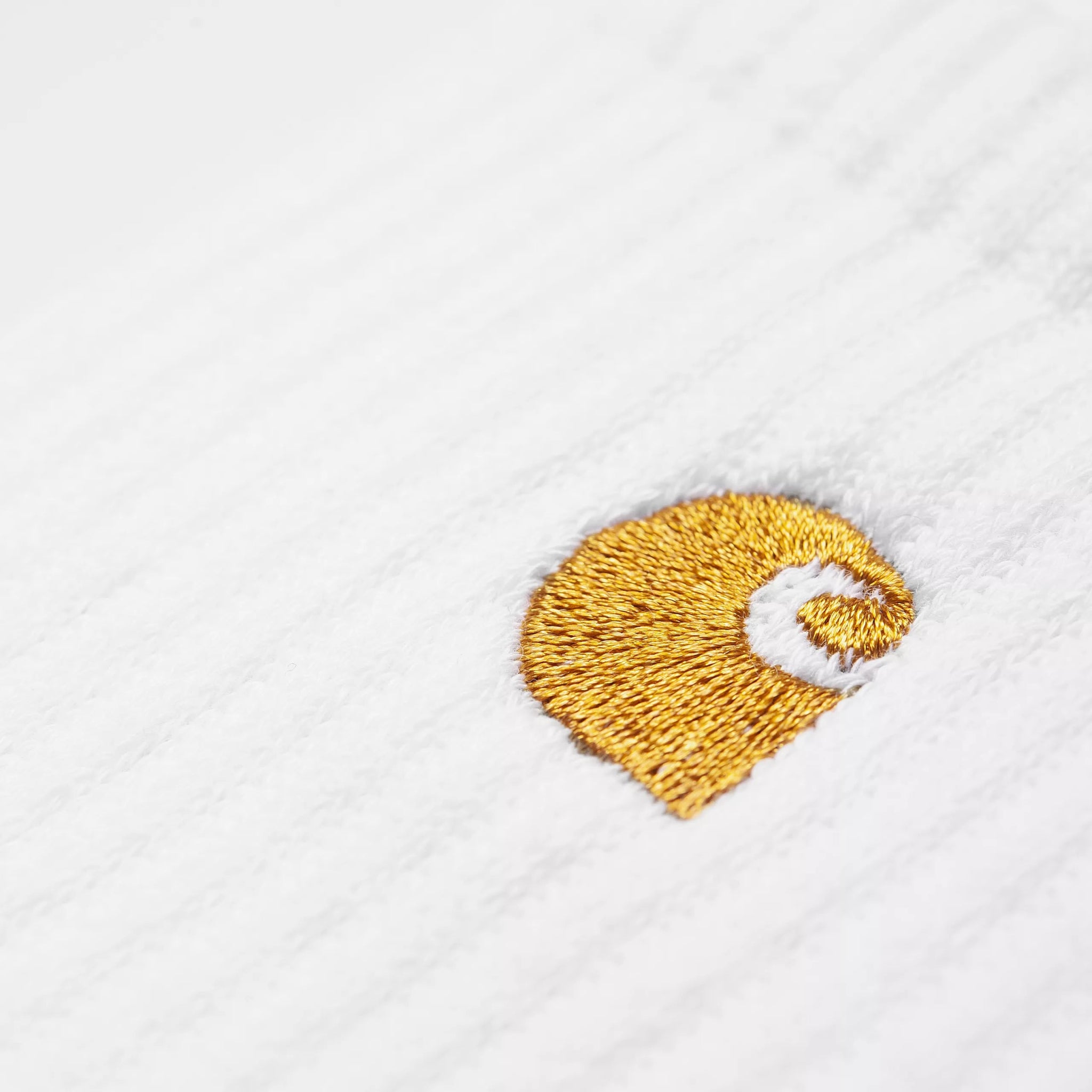 Carhartt Chase Socks White/Gold - Steranko Clothing Manchester