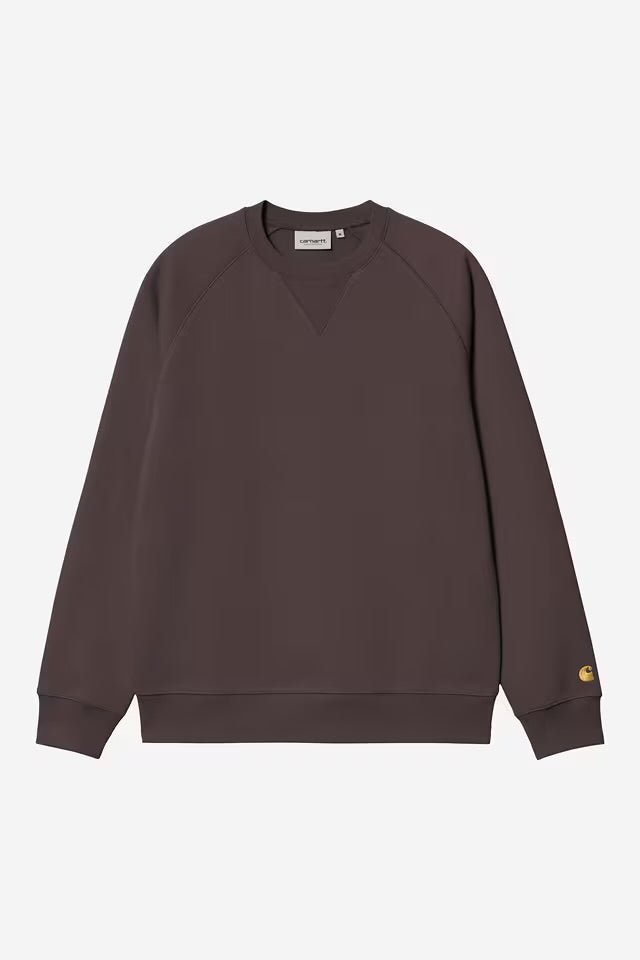 Carhartt Chase Sweatshirt Shale / Gold - Steranko Clothing Manchester