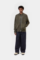 Carhartt Curtis Sweater Jacket Tangled Shungite - Steranko Clothing Manchester
